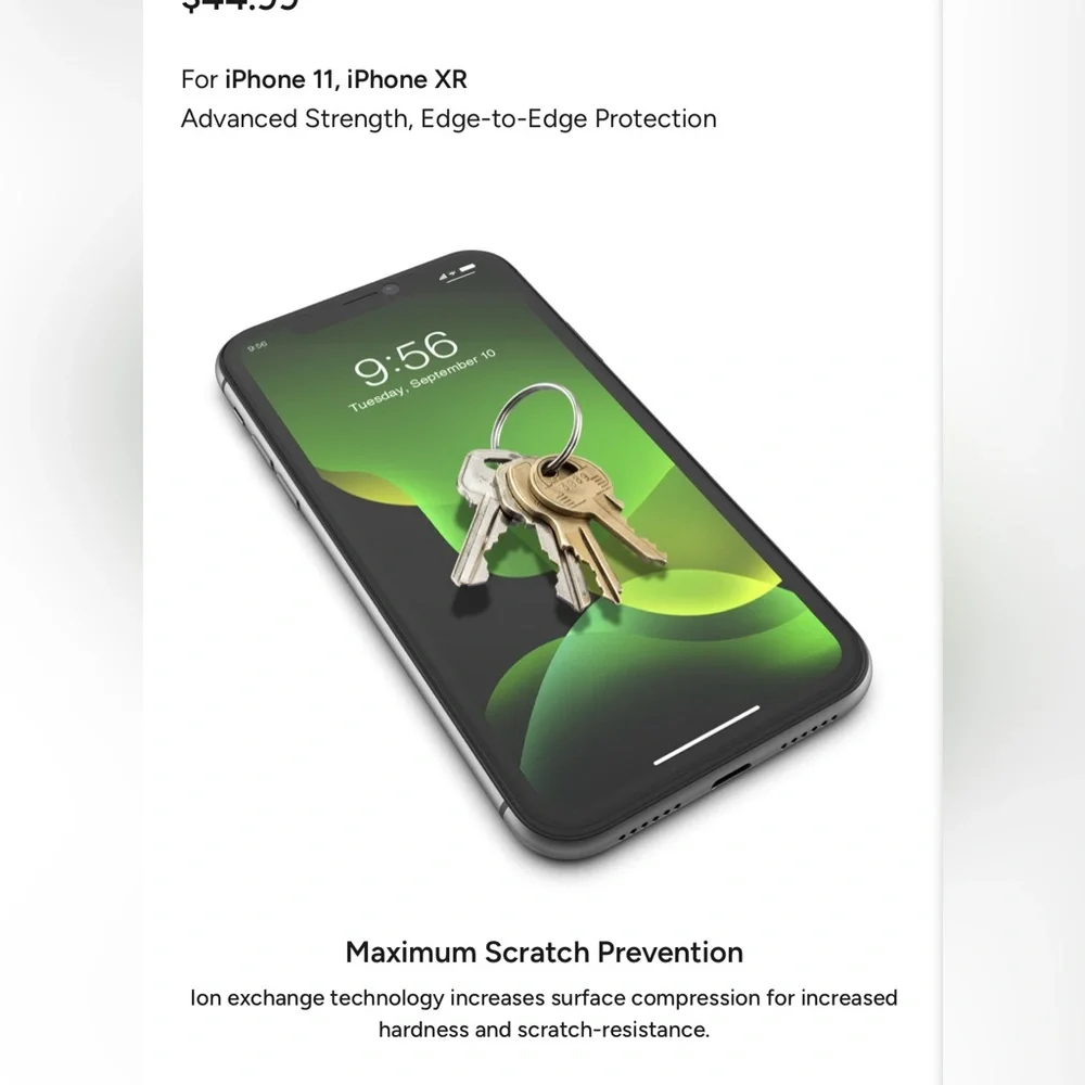 *NWT* - IPHONE XR “GLASS ELITE EDGE” SCREEN PROTECTOR